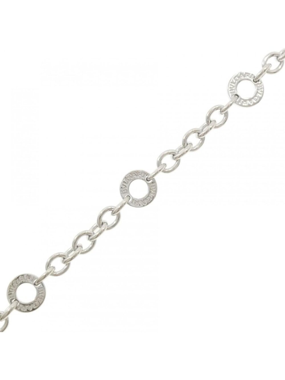 Bvlgari Charm Bracelet White Gold